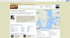 Desktop Screenshot of flygkartan.se